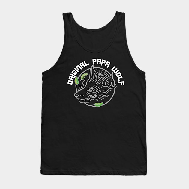 Original Papa Wolf Tank Top by bakmed